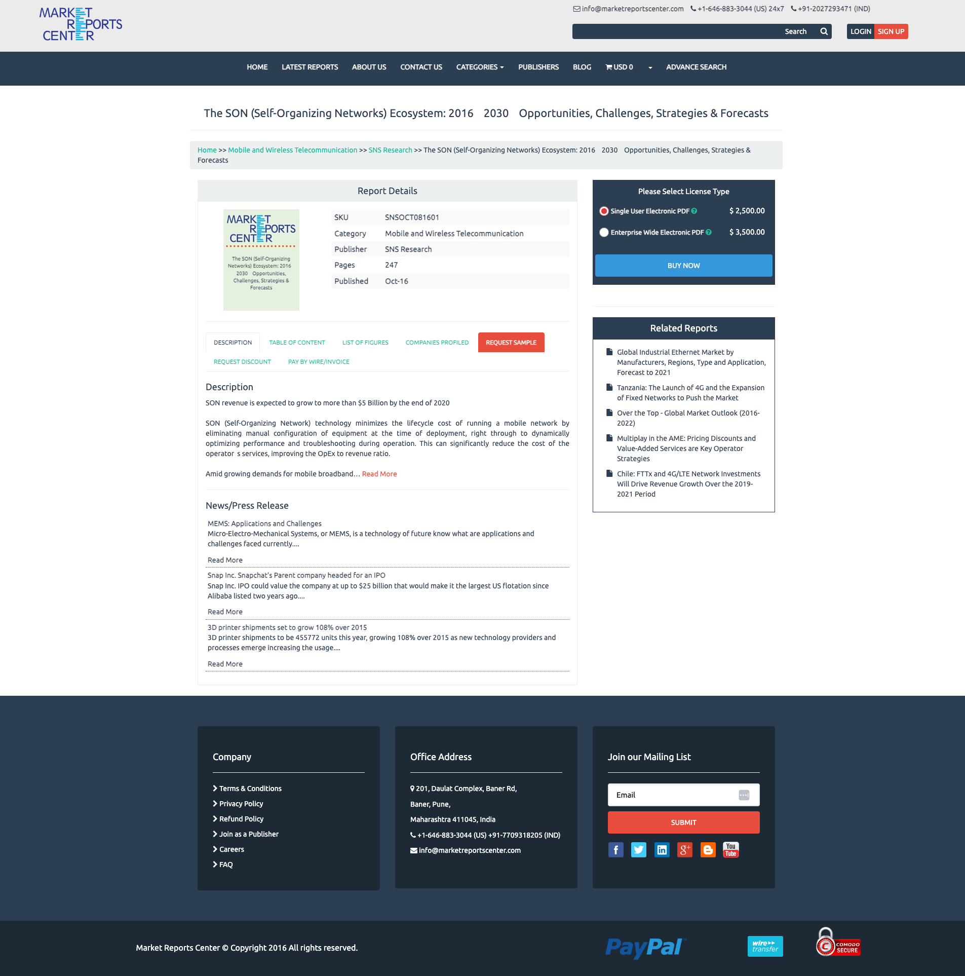 Single Report View
